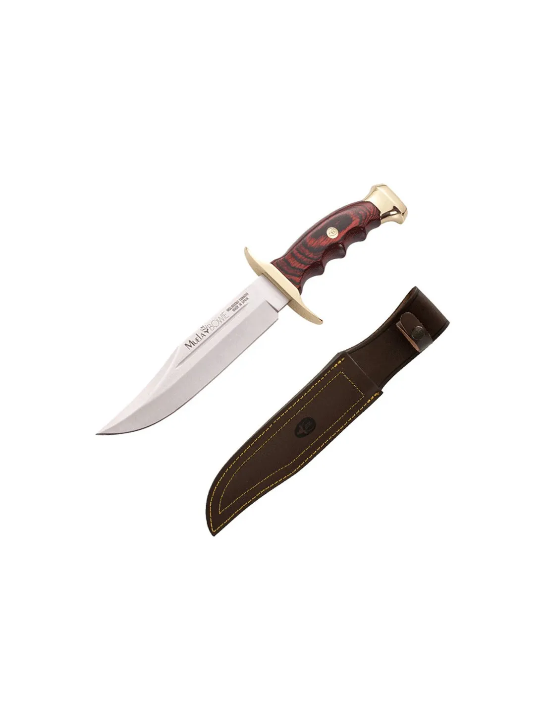 Cuchillo Muela Bowie, madera coral (30,5 cm.)