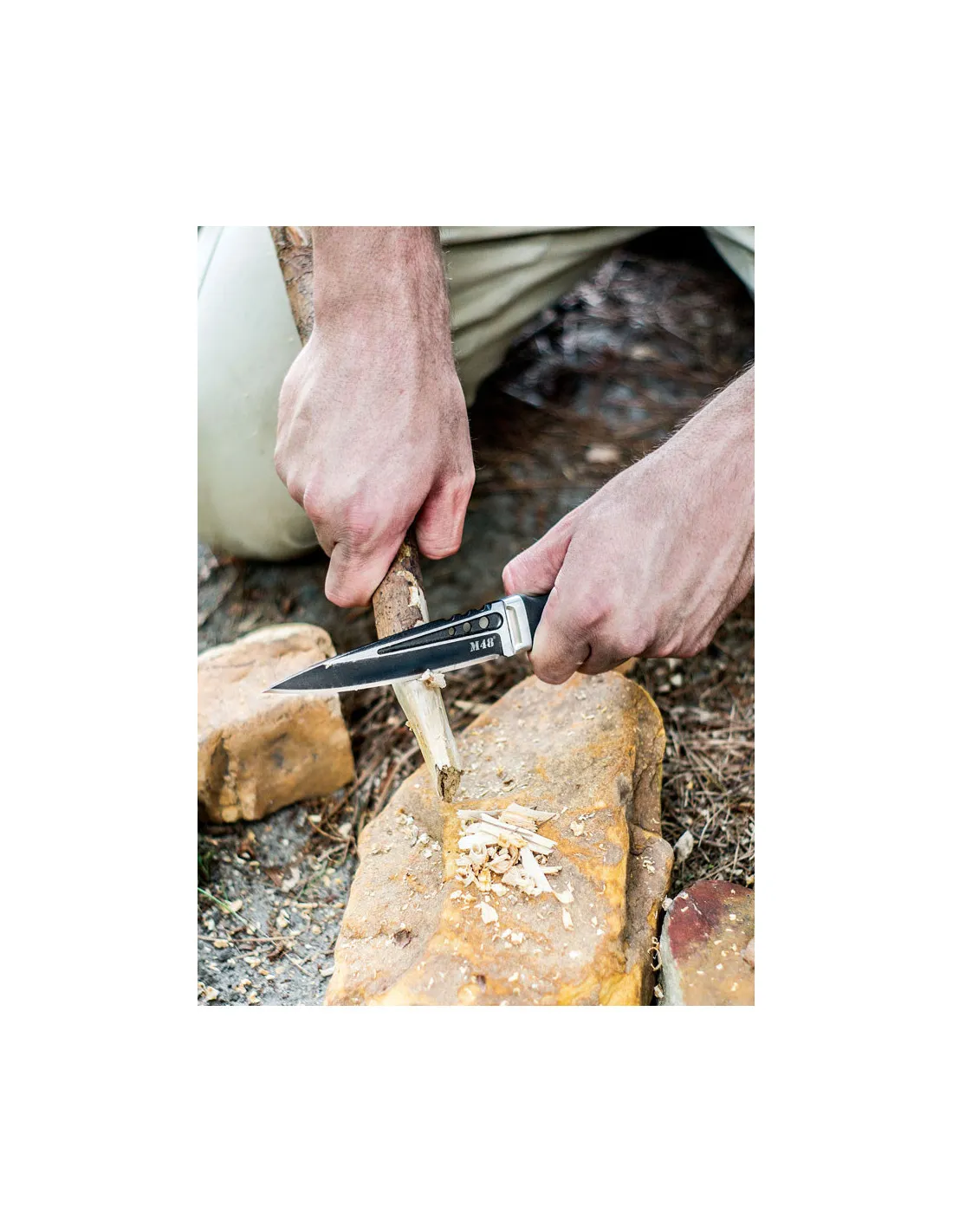 Cuchillo táctico escocés M48 Highland Sgian