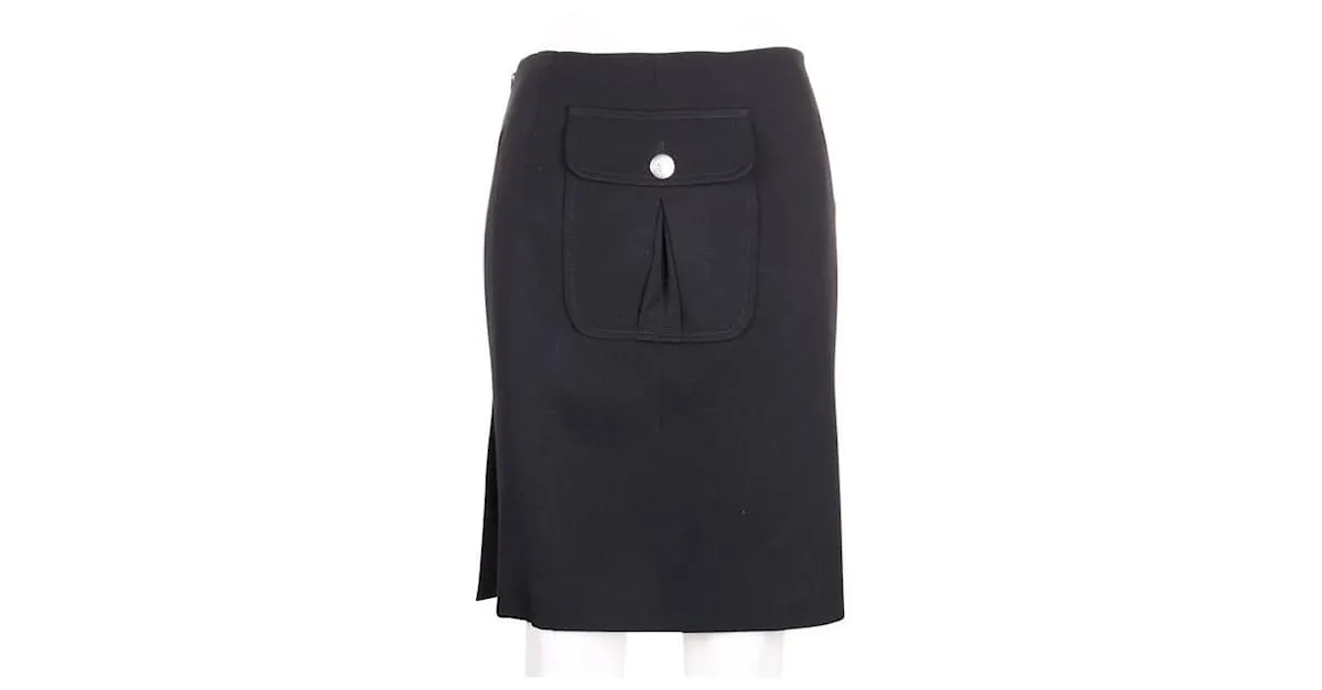 Céline Falda con bolsillo CELINE Negro 