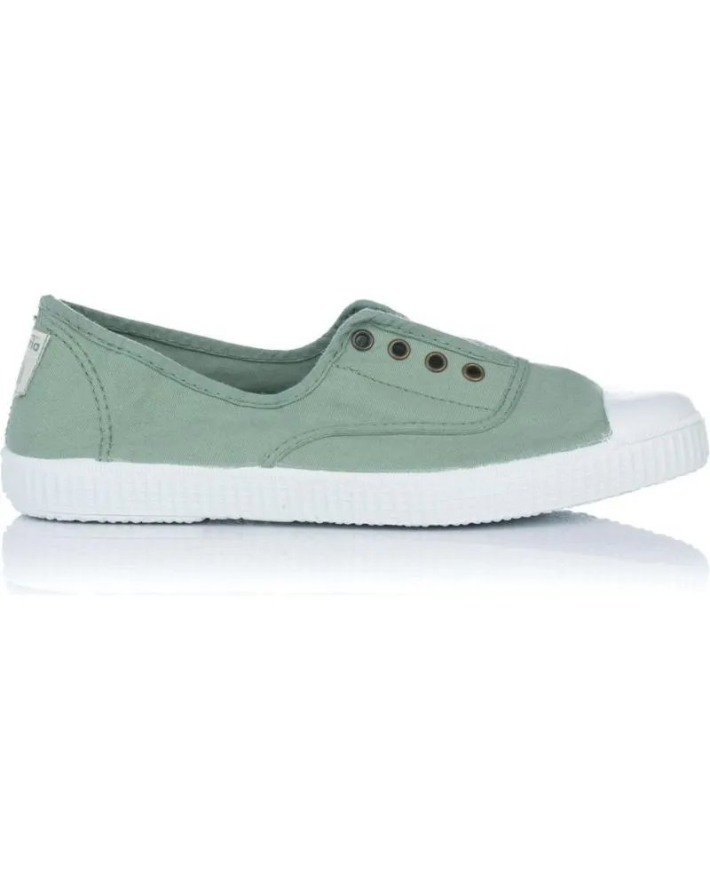 Deportivas VICTORIA  de Mujer y Niña y Niño ZAPATILLAS DE LONA INGLESA 106623 S  VERDE
