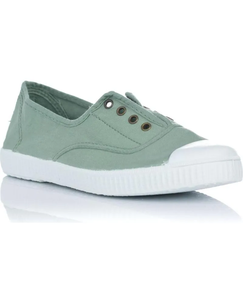 Deportivas VICTORIA  de Mujer y Niña y Niño ZAPATILLAS DE LONA INGLESA 106623 S  VERDE
