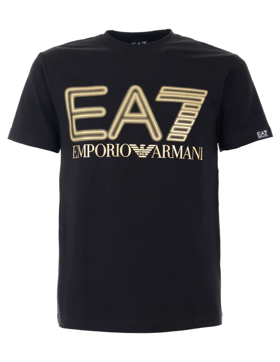 EA7  CAMISETA NEGRA 3DPT37 PJMUZ HOMBRE