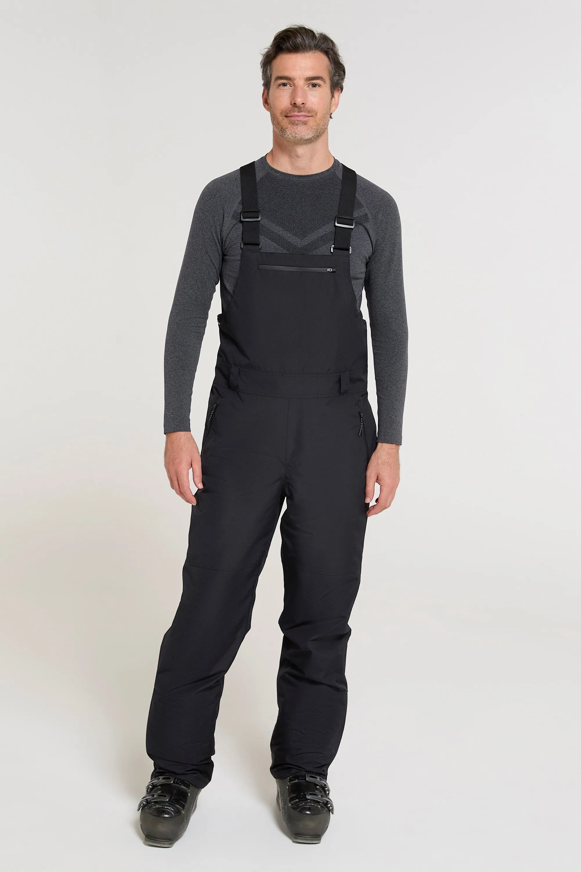 Eris pantalones de esquí impermeables con peto para hombre