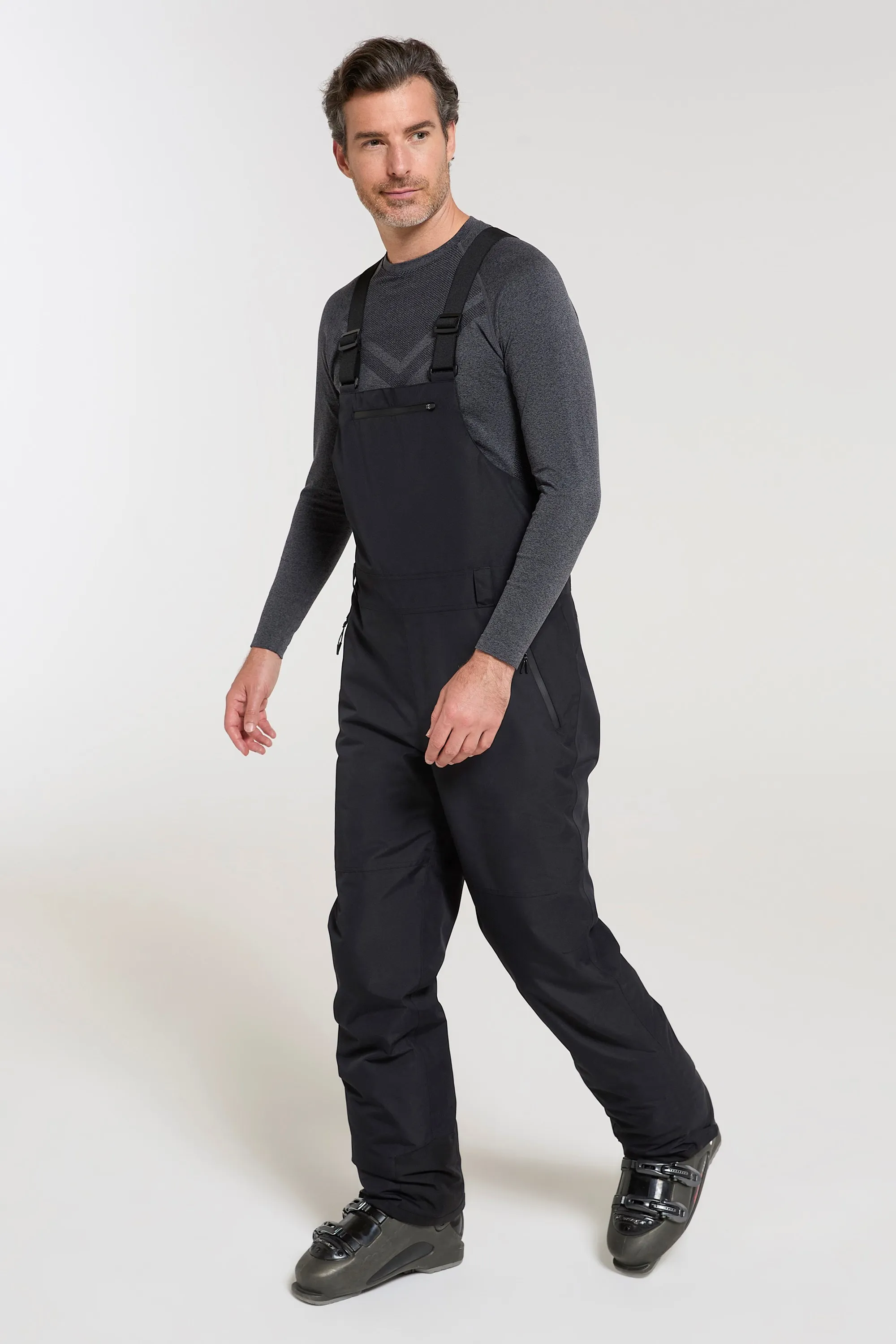 Eris pantalones de esquí impermeables con peto para hombre