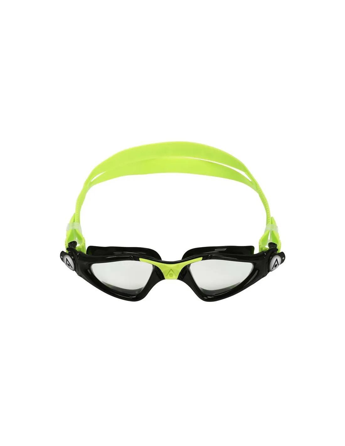 Gafas de Natación Aqua Sphere Kayenne Jr Black Bright Green Lenses Clear Infantil