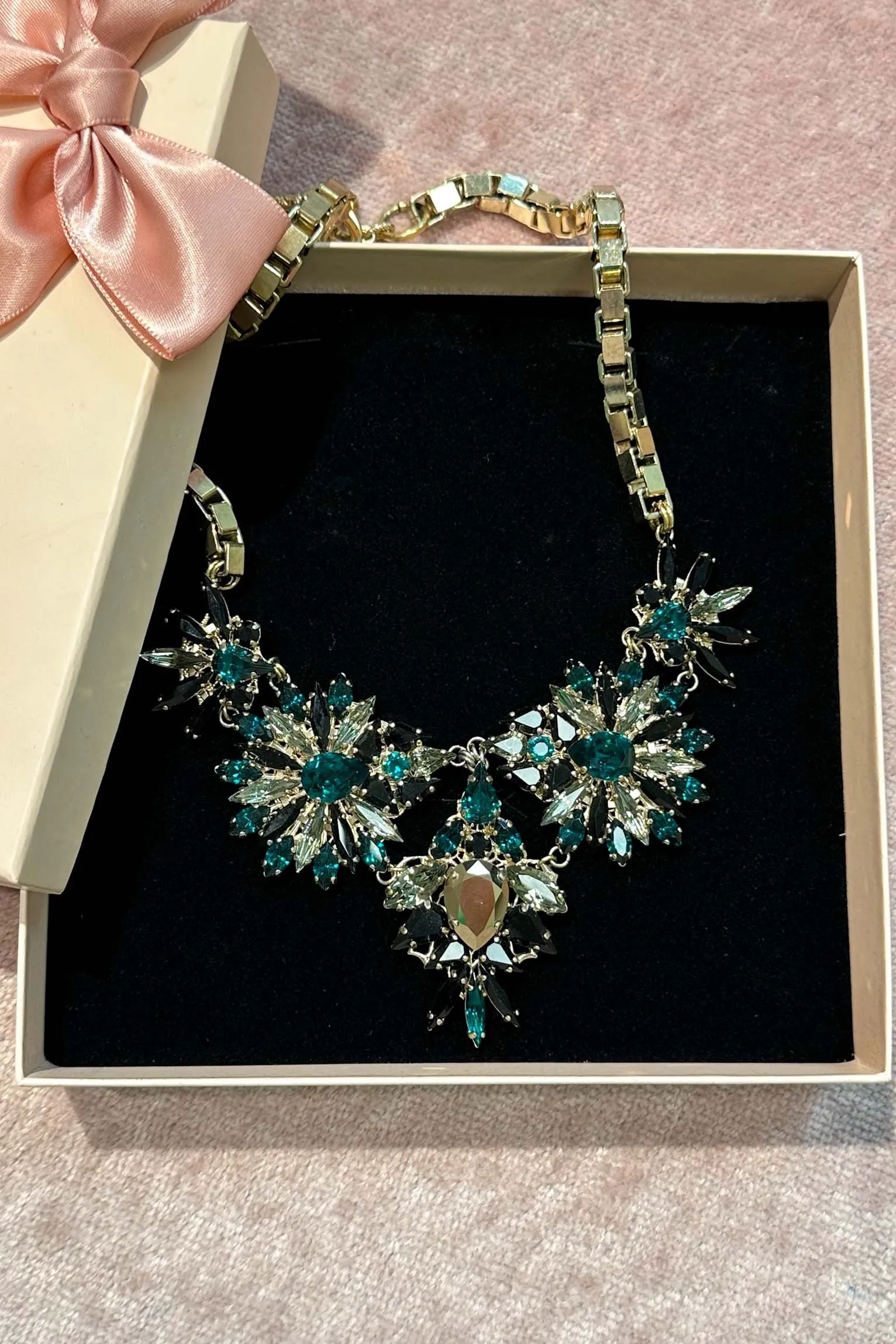 Gargantilla verde/azabache Sample Sale