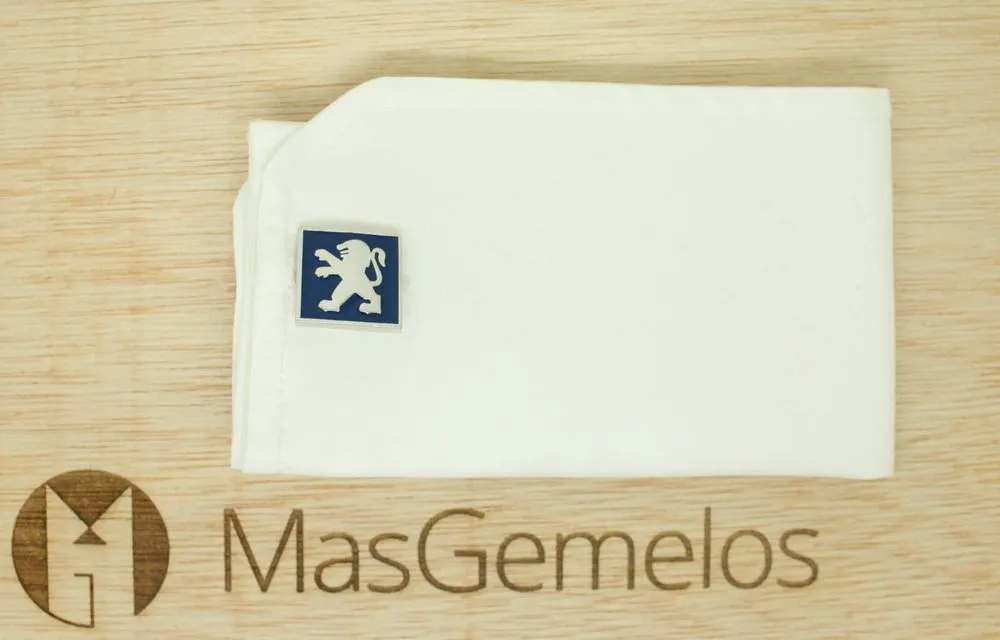 Gemelos para camisa logo Peugeot