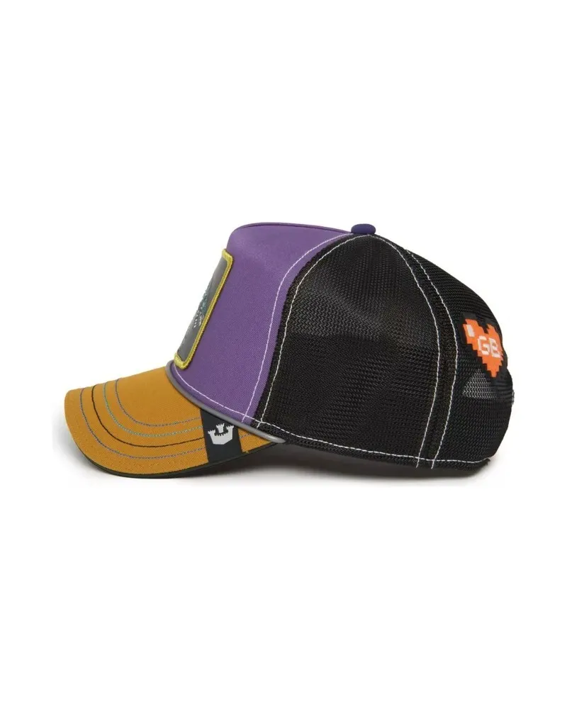 Gorra goorin bros morada dragon hammer and spike trucker cap