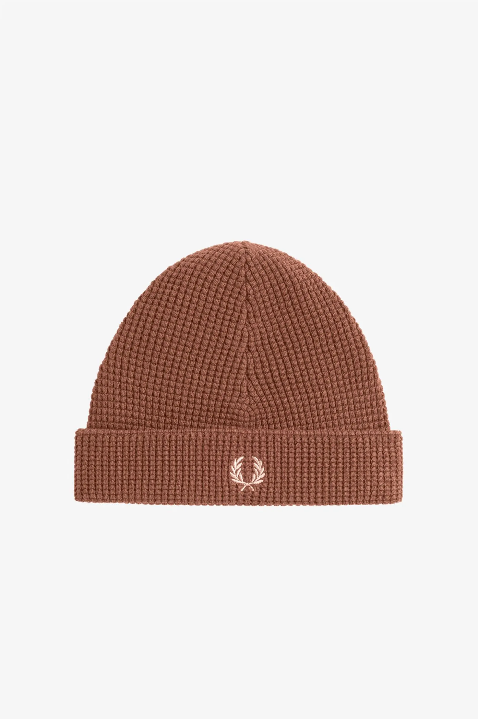 Gorro de punto gofrado