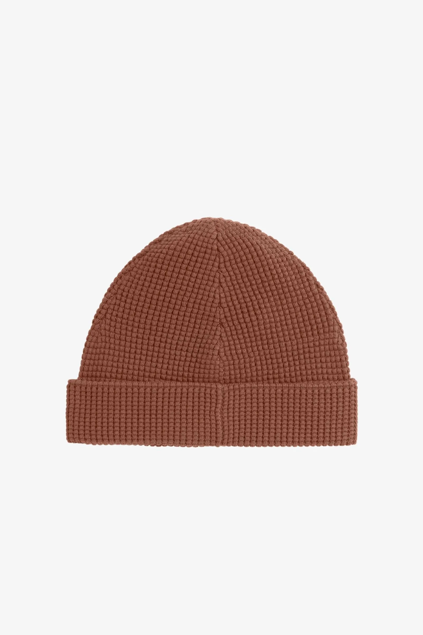 Gorro de punto gofrado