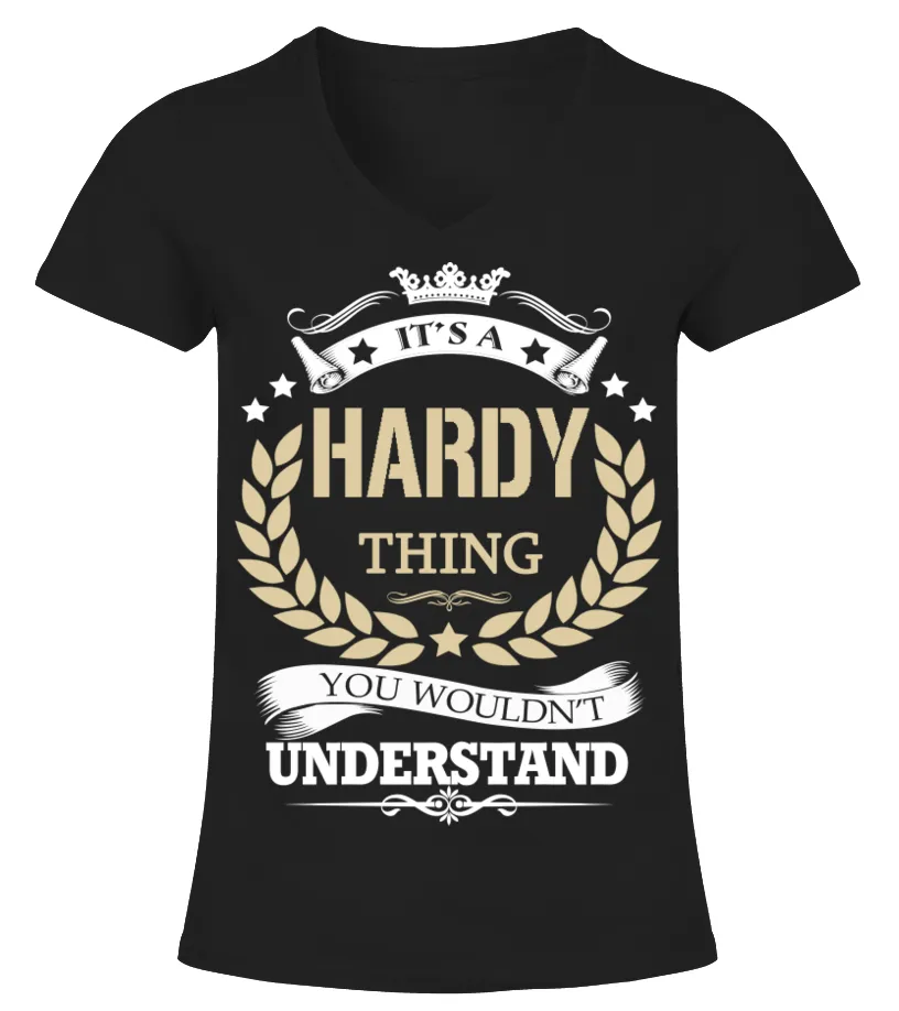HARDY  IT'S A HARDY THING CAMISETA CUELLO PICO MUJER