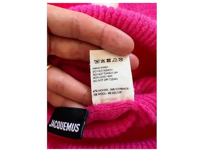 Jacquemus Vestidos Rosa Fucsia 