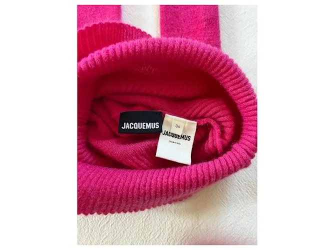 Jacquemus Vestidos Rosa Fucsia 