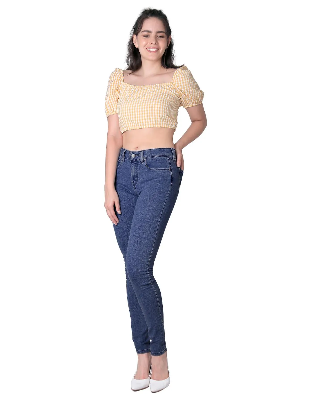 Jeans Mujer Básico Skinny Azul Oggi 59101929