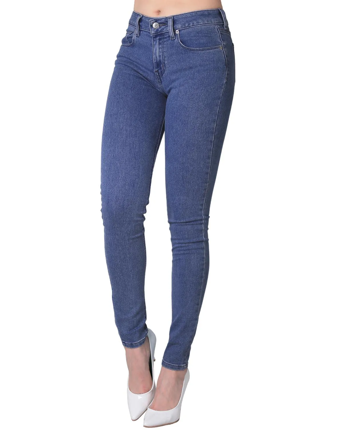 Jeans Mujer Básico Skinny Azul Oggi 59101929