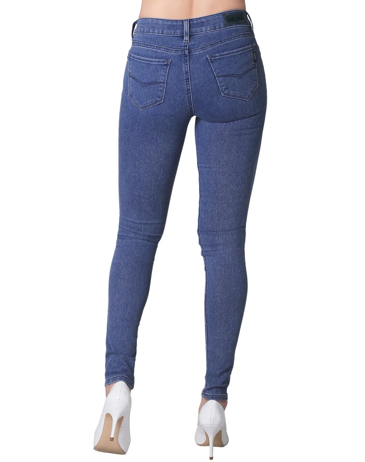 Jeans Mujer Básico Skinny Azul Oggi 59101929