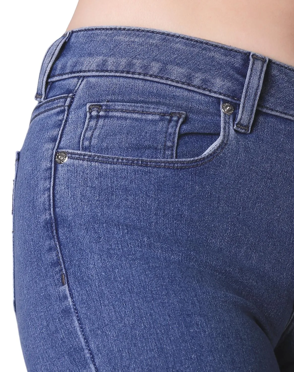 Jeans Mujer Básico Skinny Azul Oggi 59101929