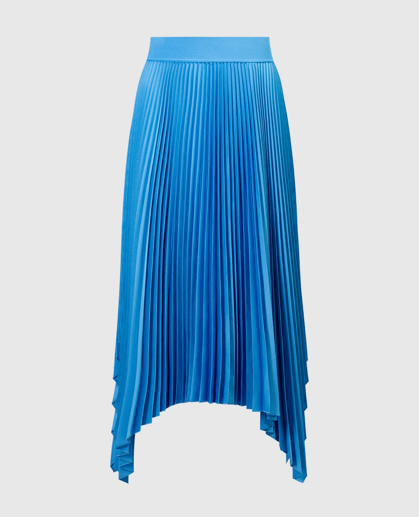 JOSEPH Ade blue pleated skirt