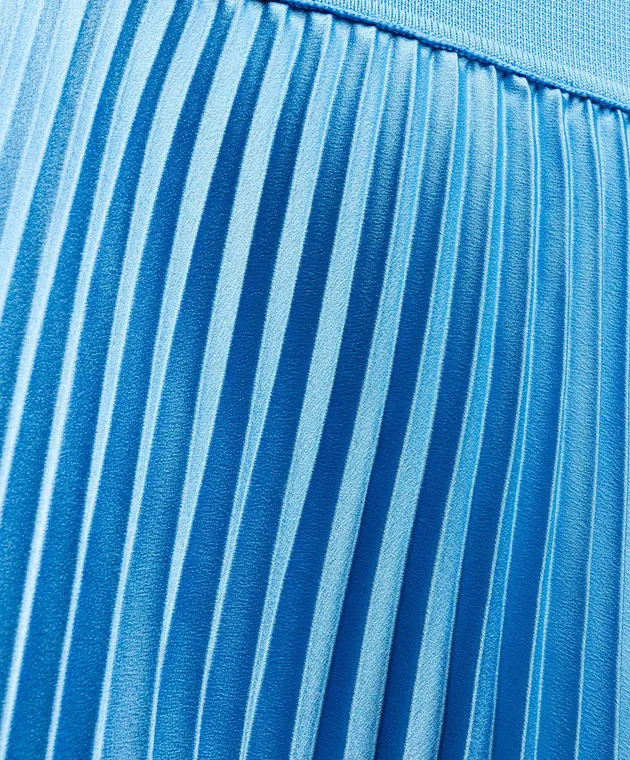 JOSEPH Ade blue pleated skirt