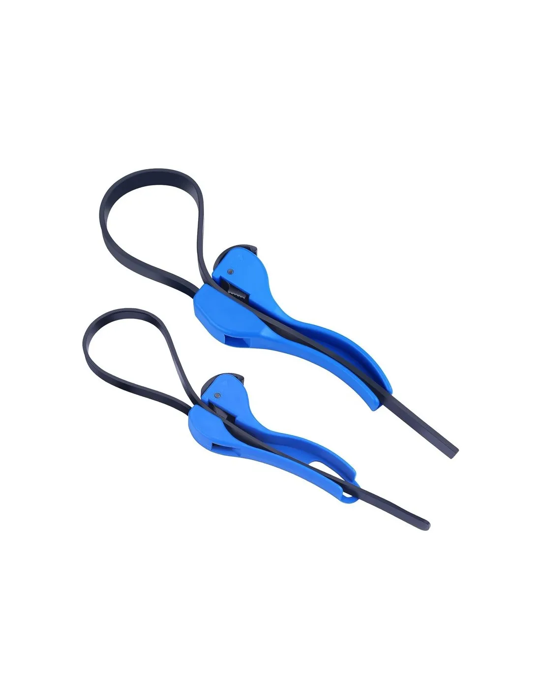 Juego de 2 llaves para quitar filtros con correa de goma ajustables, universal