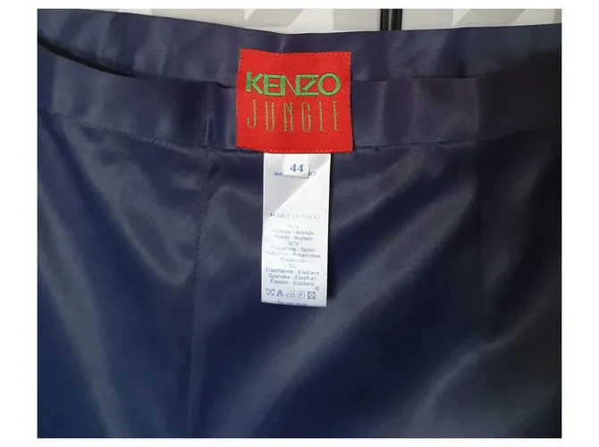 Kenzo Pantalones, polainas Azul 