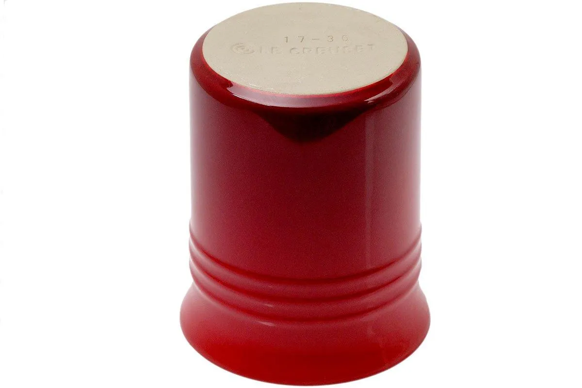 Le Creuset tarro de utensilios rojo cereza, 15 cm