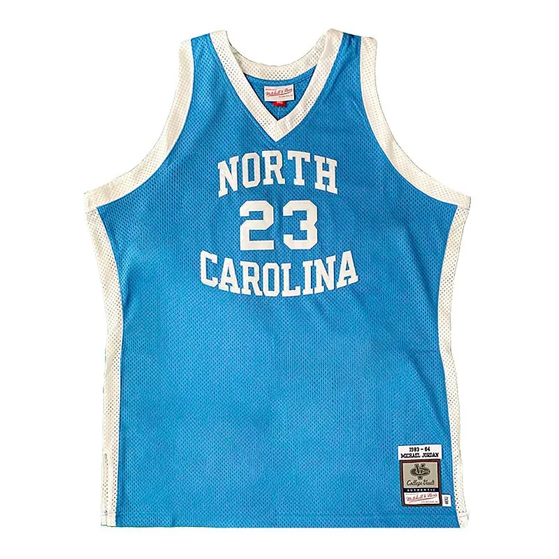 M&N AUTHENTIC SWINGMAN JERSEY MICHAEL JORDAN NORTH CAROLINA