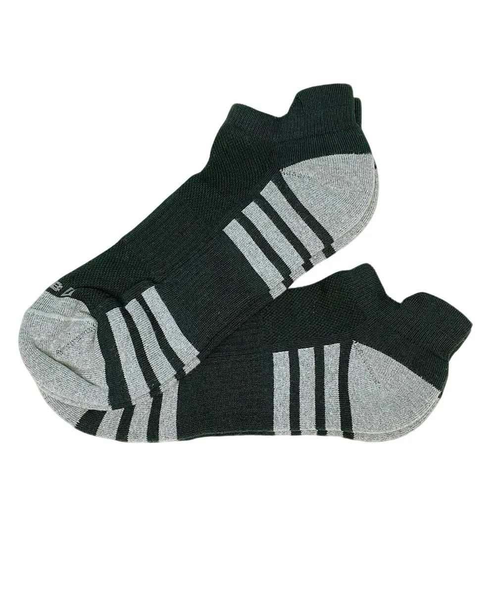 MEDIAS DEPORTIVAS CON DISEO PACK X2 NEGRO