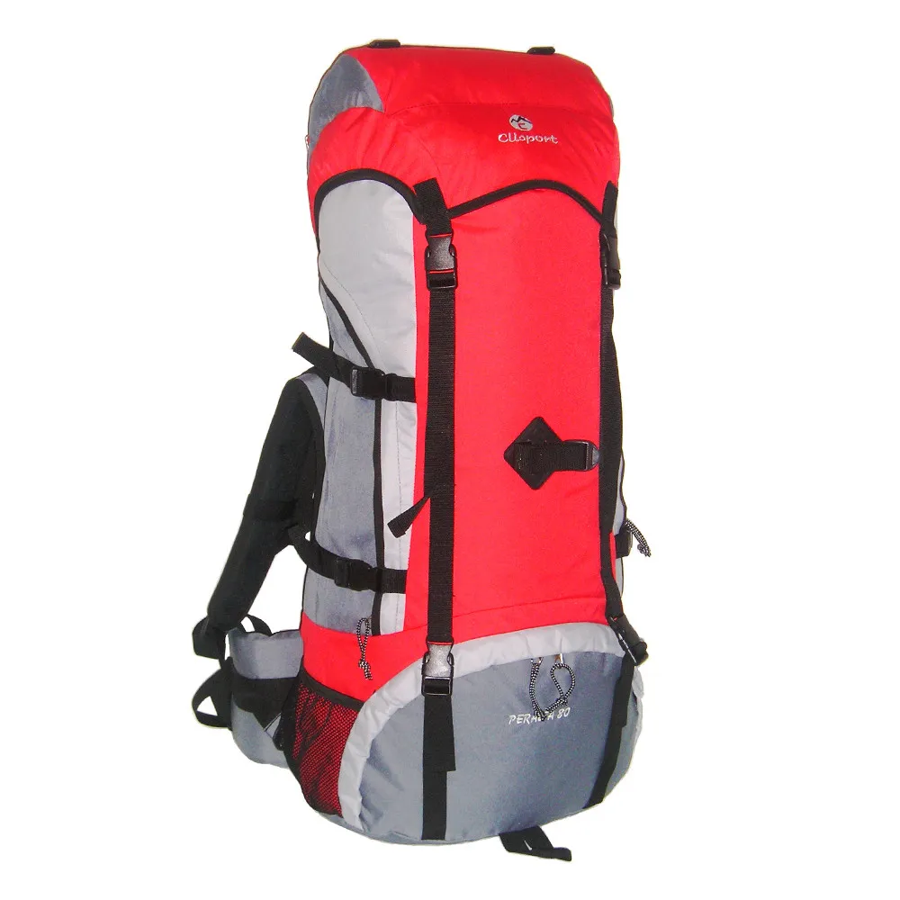 MOCHILA DE TREKKING CLISPORT PERALTA 80L  ROJA