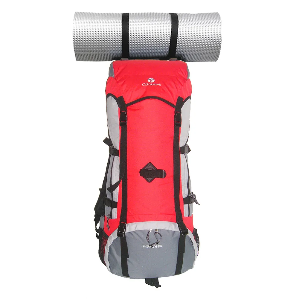 MOCHILA DE TREKKING CLISPORT PERALTA 80L  ROJA