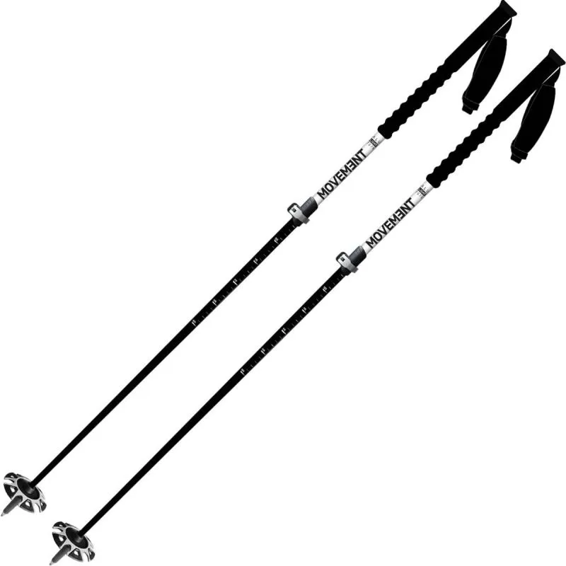 Movement Bastones Freeski Alu 2 (blanco/negro)