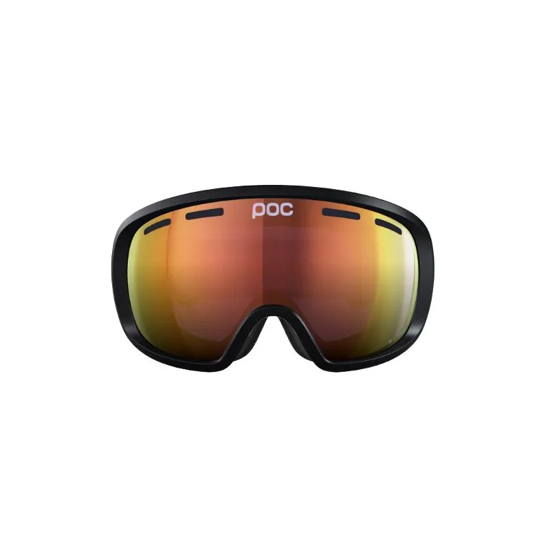 Máscara de esquí POC FOVEA (Negro uranio/Naranja parcialmente soleado) Cat. 2
