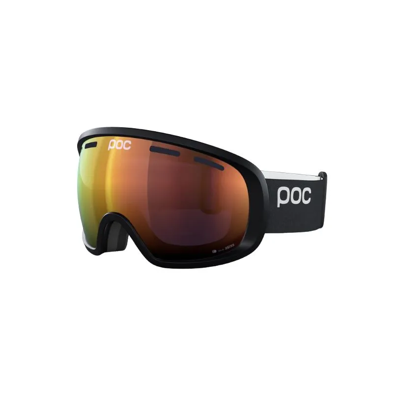 Máscara de esquí POC FOVEA (Negro uranio/Naranja parcialmente soleado) Cat. 2