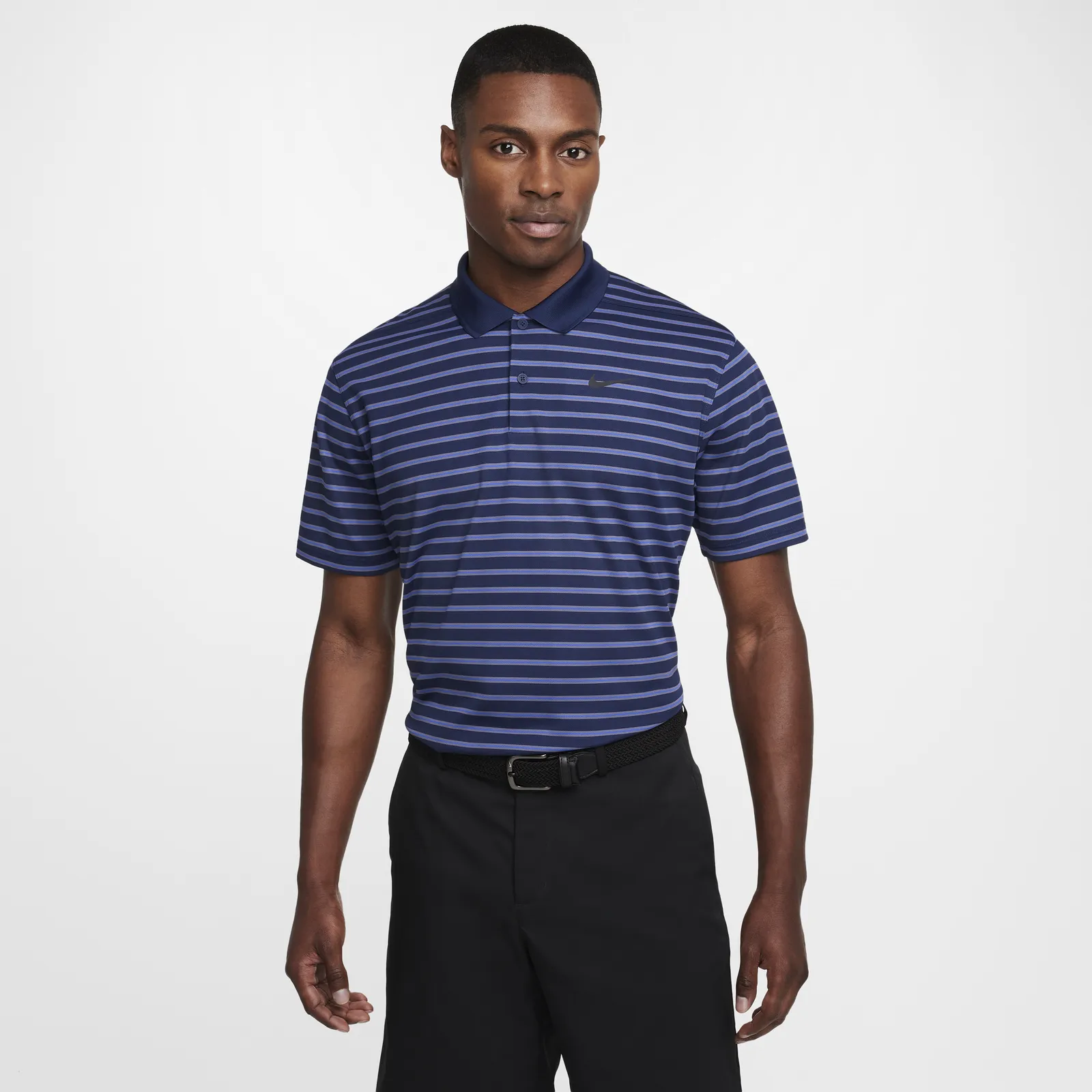 Nike Striped Golf Polo Shirt