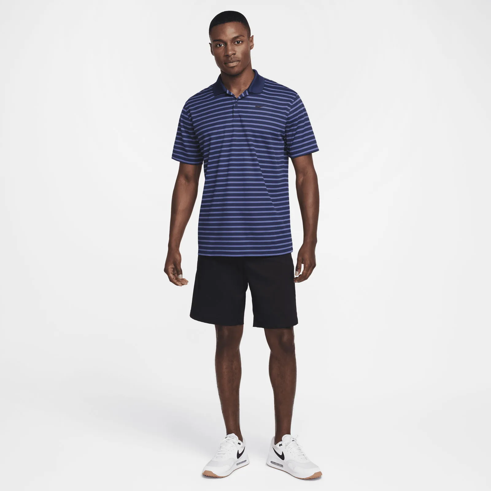 Nike Striped Golf Polo Shirt
