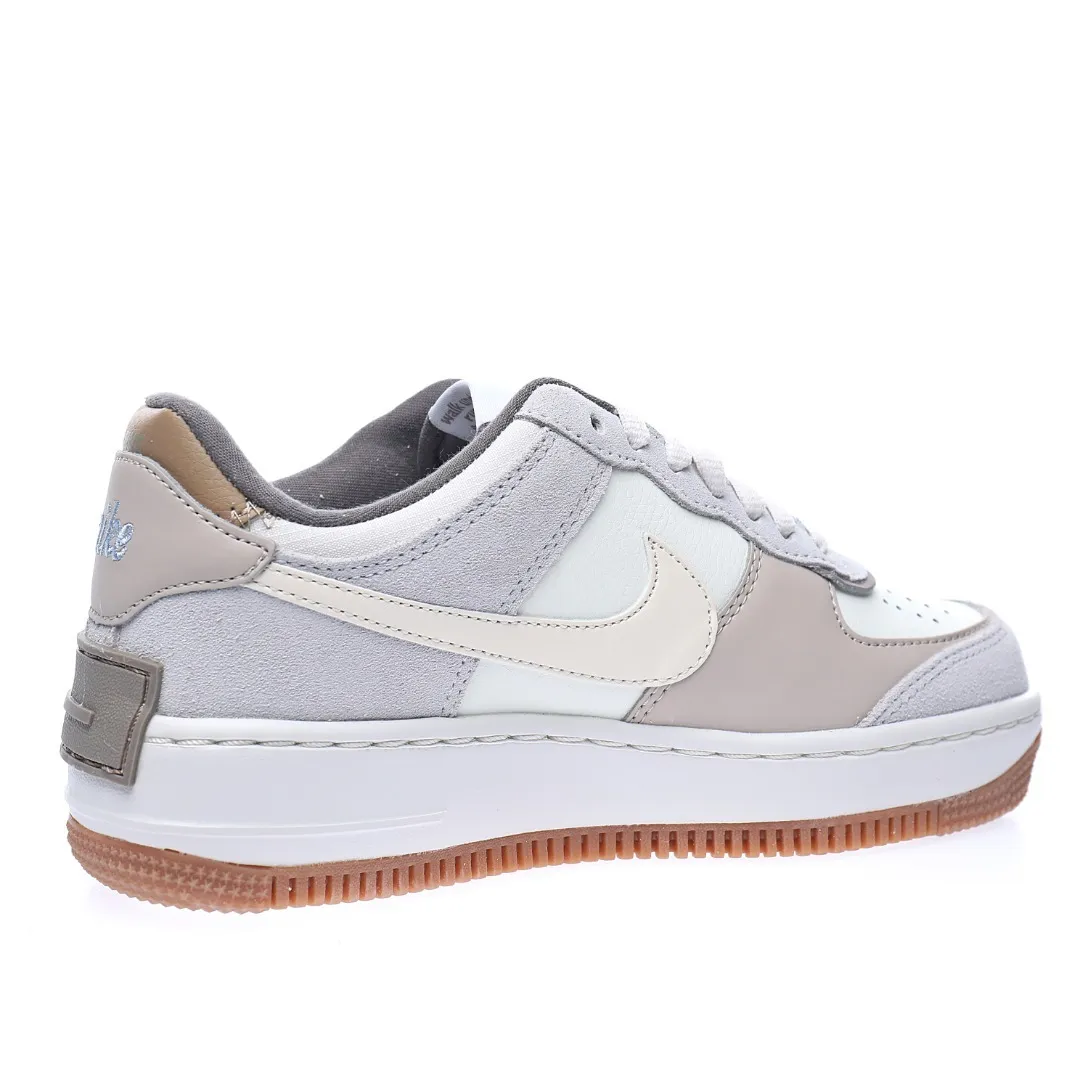 Nike WMNS Air Force 1 Shadow»Fog Gray/Ivory/White/Purple»