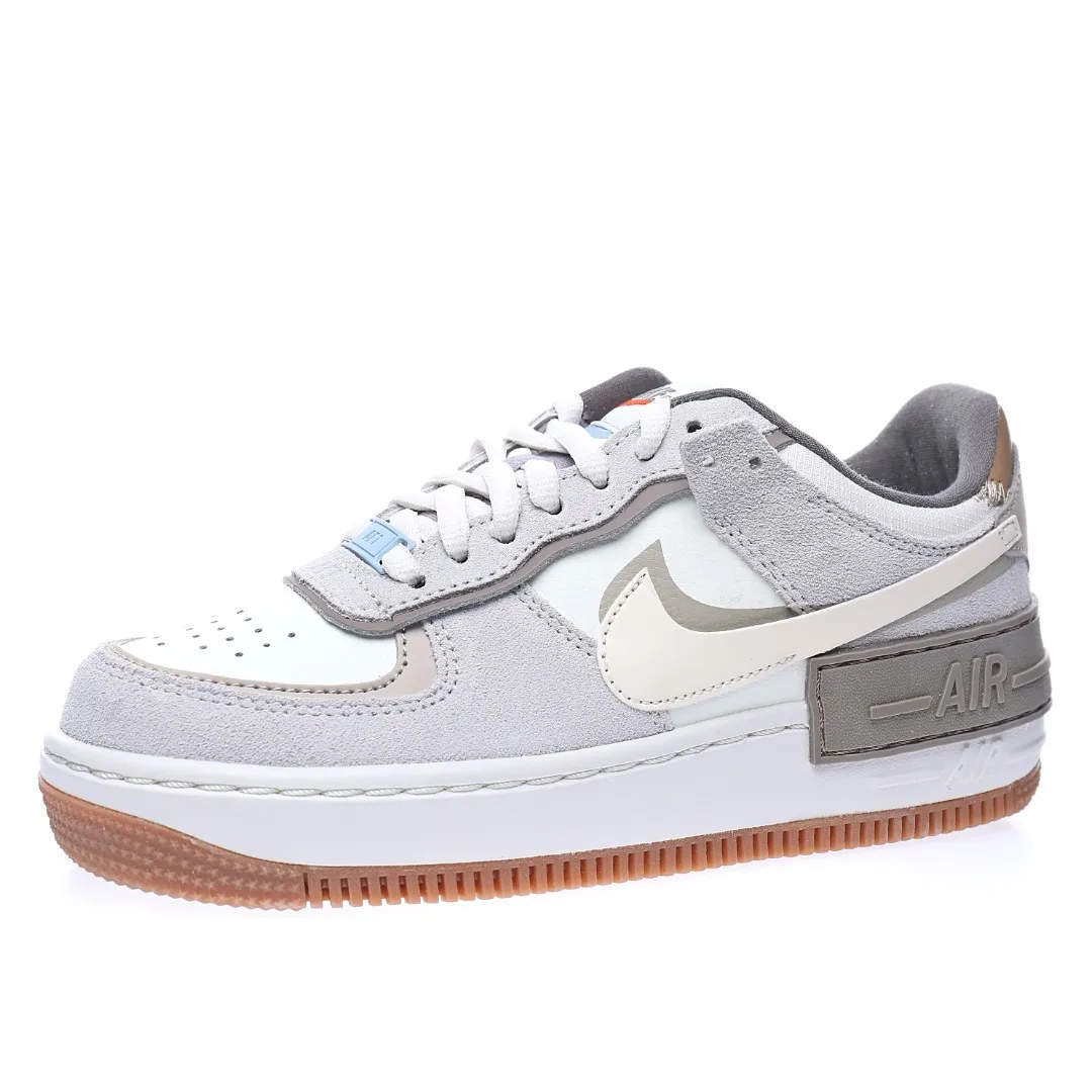 Nike WMNS Air Force 1 Shadow»Fog Gray/Ivory/White/Purple»