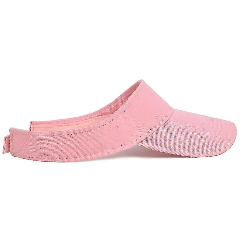 No Top Sun Hat ,unisex Sports Hat / Beach Hat, Golf Sun Hat, Uv Protection(pink)