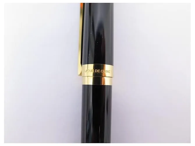 NUEVA PLUMA ESTILOGRAMA VINTAGE ST DUPONT 41274 LACADO NEGRO + CAJA DE LACADO 