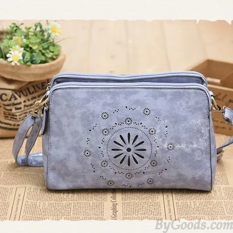 Original Fresh Hellow Out Flower Retro Shoulder Bag