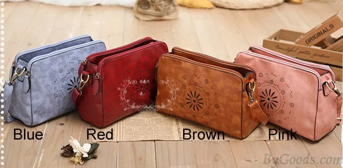 Original Fresh Hellow Out Flower Retro Shoulder Bag