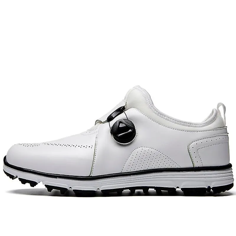 OUTDOOR GRASS QUICK LACING, PU GOLF SNEAKERS SHOES