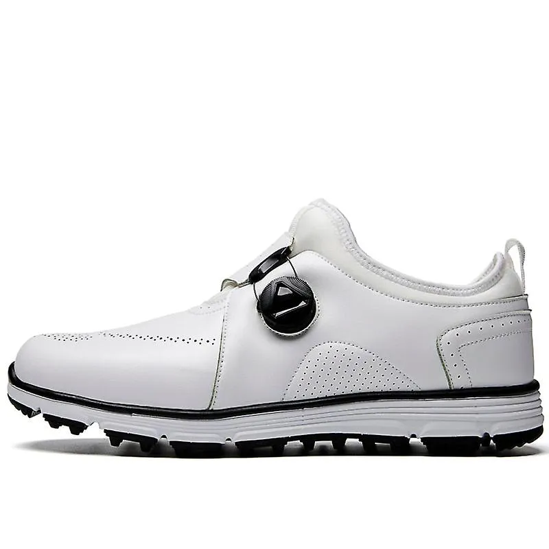OUTDOOR GRASS QUICK LACING, PU GOLF SNEAKERS SHOES