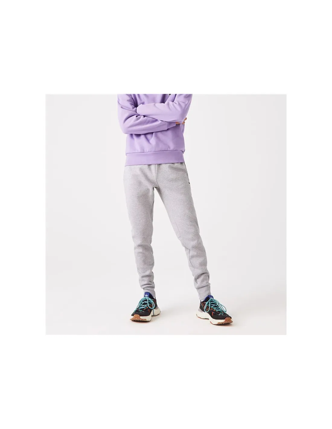 Pantalones largos Lacoste Algodón Eco Hombre Gris