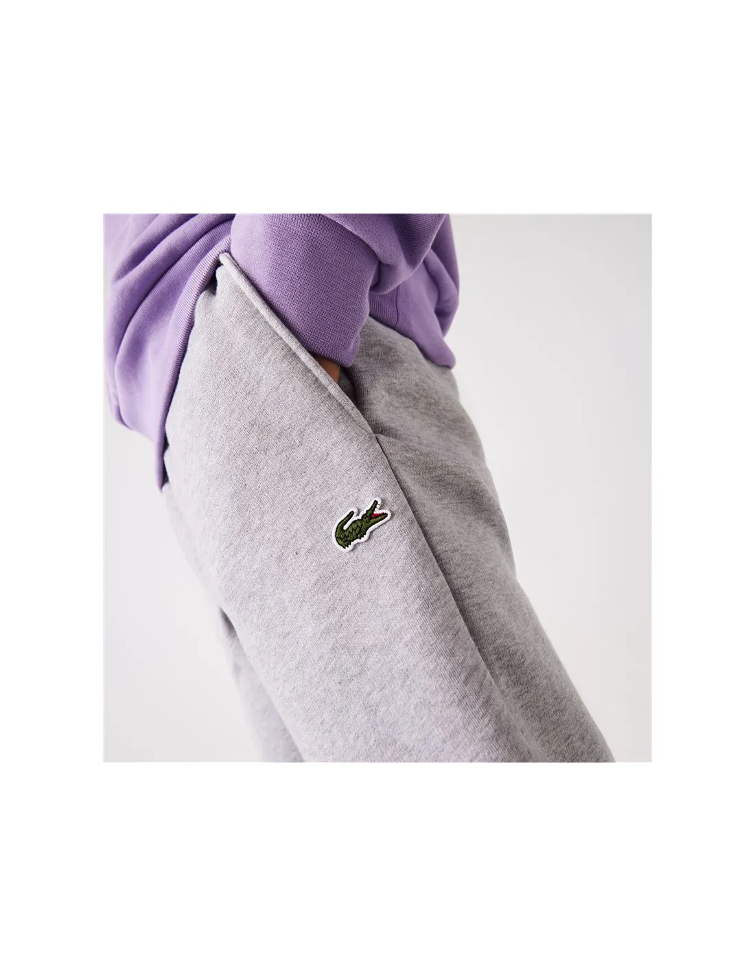 Pantalones largos Lacoste Algodón Eco Hombre Gris