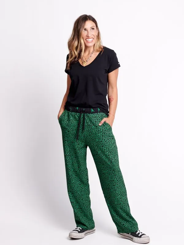 PANTALÓN "ANIMAL PRINT" VERDE