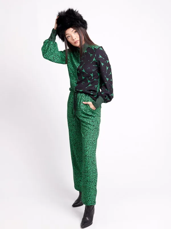 PANTALÓN "ANIMAL PRINT" VERDE