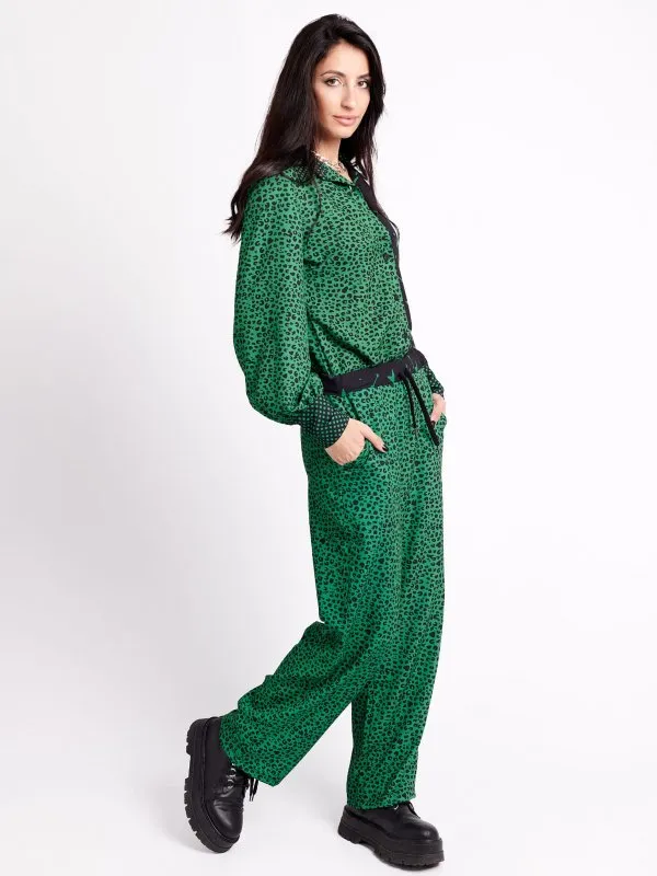 PANTALÓN "ANIMAL PRINT" VERDE