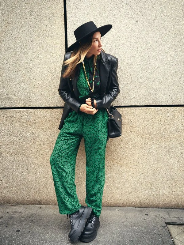 PANTALÓN "ANIMAL PRINT" VERDE