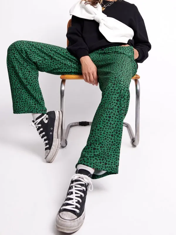 PANTALÓN "ANIMAL PRINT" VERDE